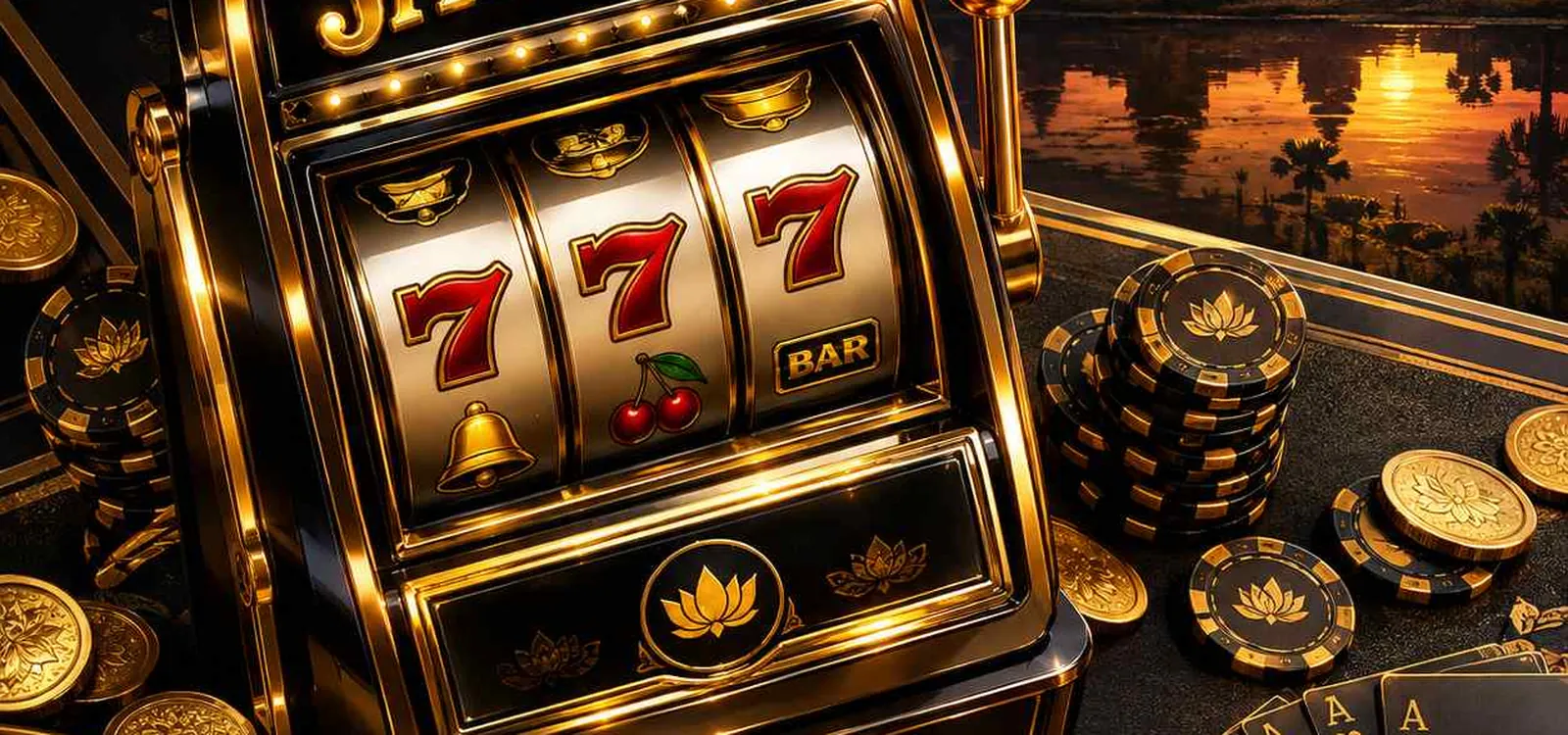 Tiket kartu gosok dan permainan kasino di layar Hoki777